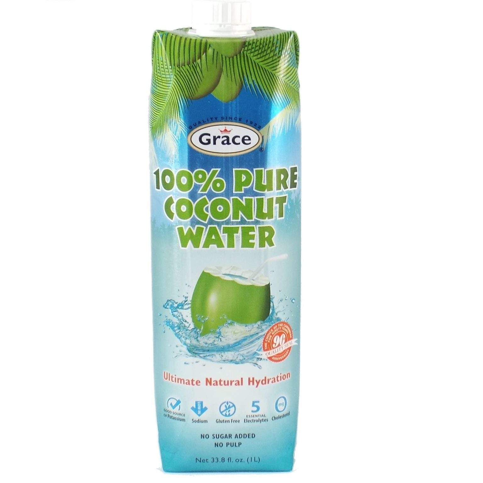 Grace Coconut Water 12/1ltr Tetra pk Sunburst Trading Company