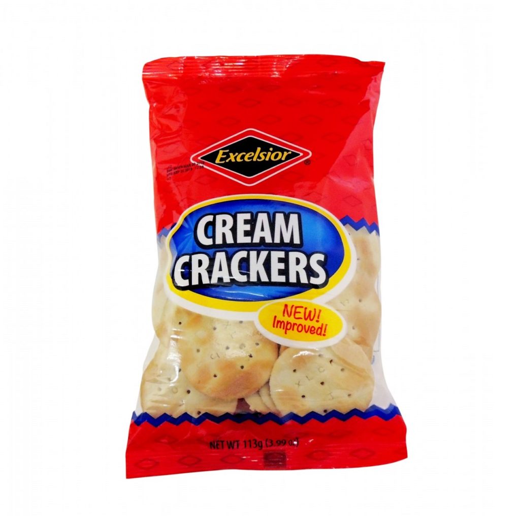 Premium Excelsior Cream crackers 30/113g Sunburst Trading Company